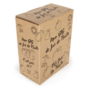 Emballage Bag-in-Box en carton ondulé