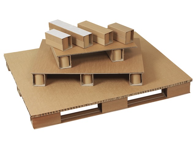 Palette en carton ondulé